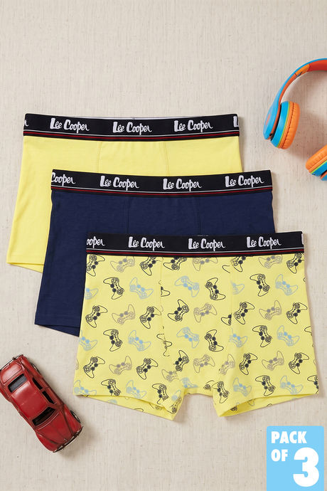 Lee Cooper Boys Trunks (Pack of 3) - Multicolor Buy Lee Cooper Boys Trunks (Pack of 3) - Multicolor